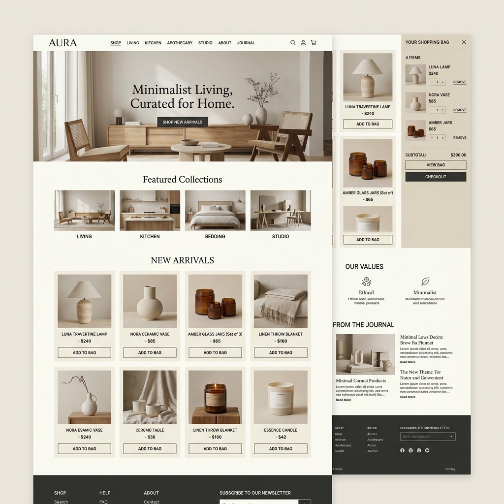 Minimalist E-Commerce Store